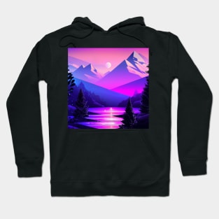 Synthwave Scenic View Hoodie